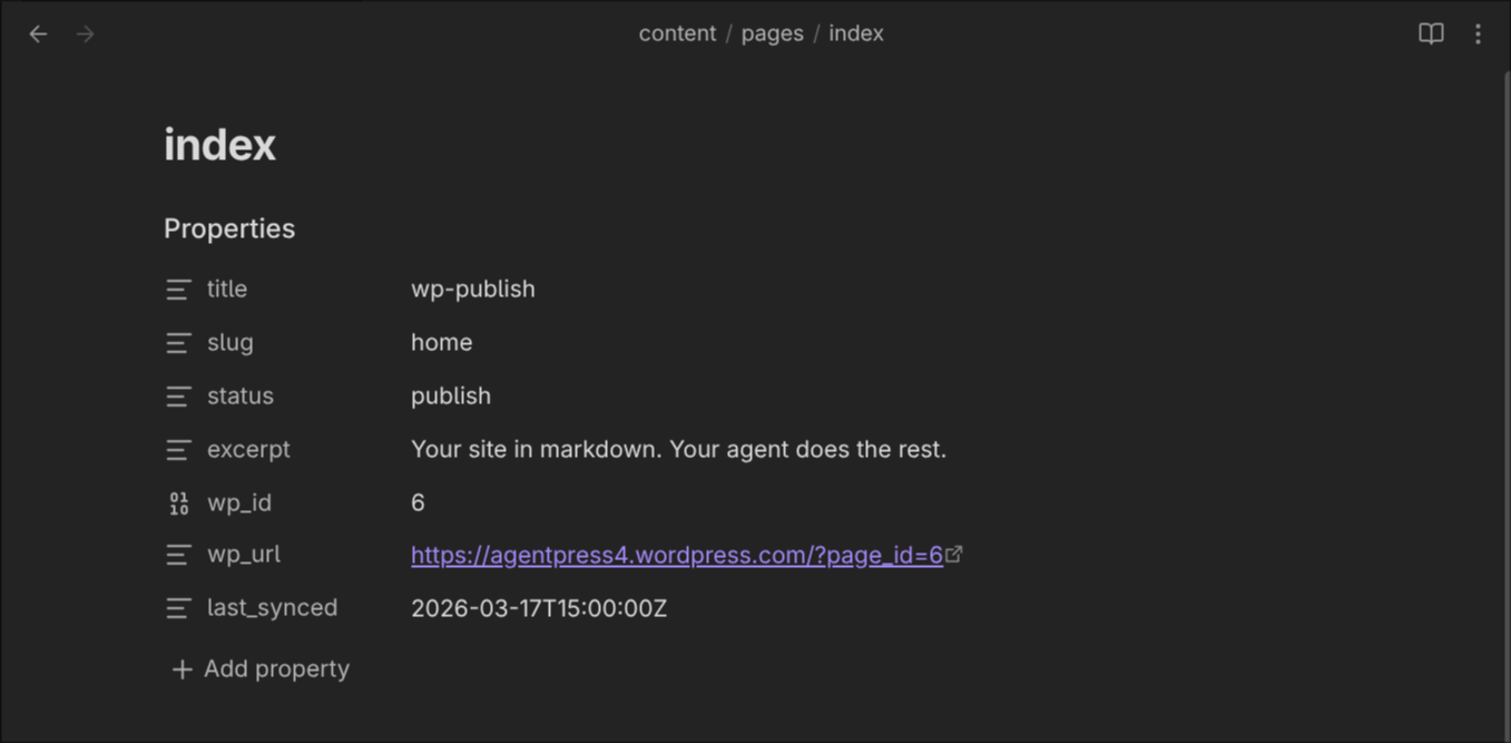 YAML frontmatter generated by Claude
